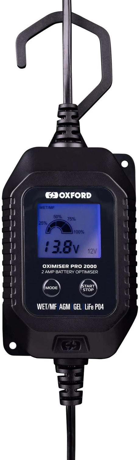 Oxford batterioplader oximiser pro 2000. batterilader oximiser pro 2000