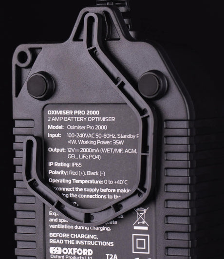 Oxford batterioplader oximiser pro 2000. batterilader oximiser pro 2000