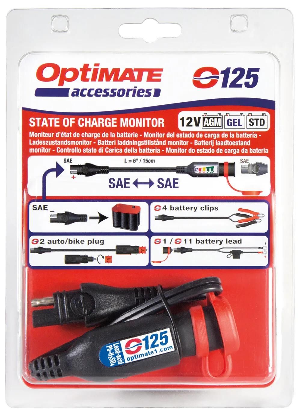 Tecmate batteri batteri monitor monitor optimate m. se standard