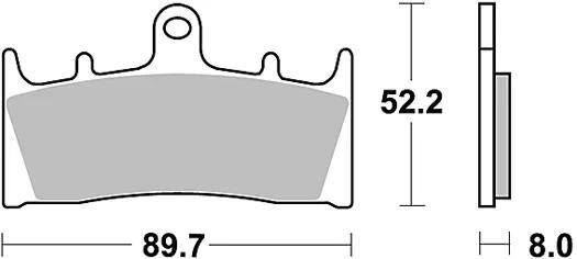 TRW bremseklodser MCB 659 bremseklodser carbon MCB 659 CRQ