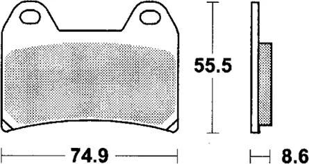 TRW bremseklodser MCB 683 bremseklodser carbon MCB 683 CRQ