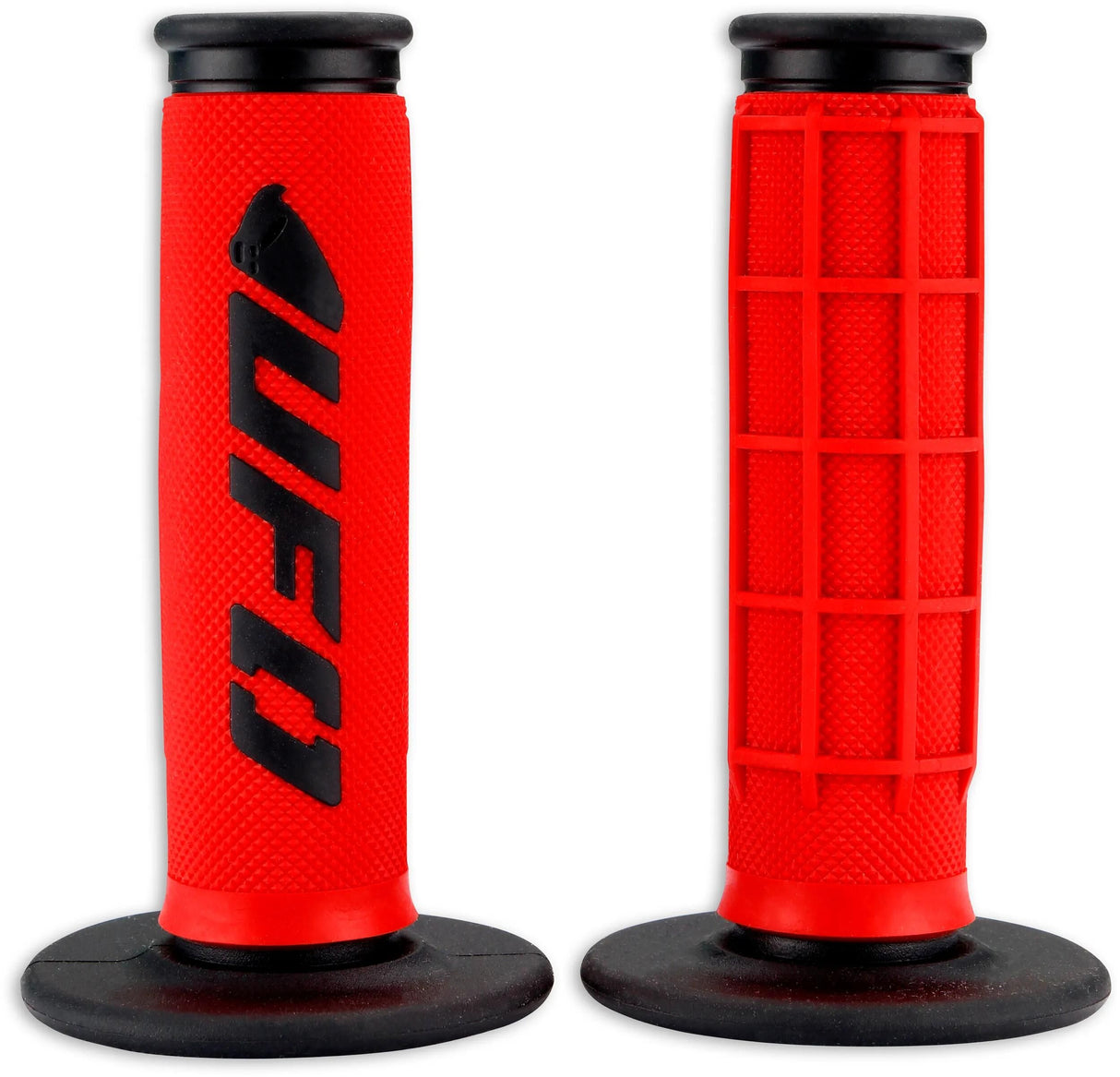 Ufo plast griffgummi challenger gummigreb par ufo sort rød