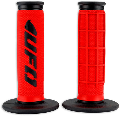 Ufo plast griffgummi challenger gummigreb par ufo sort rød
