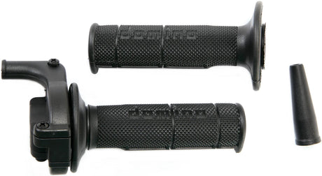 Domino gas twist grip fikstur gashåndtag alu sw 1-træk, håndtag