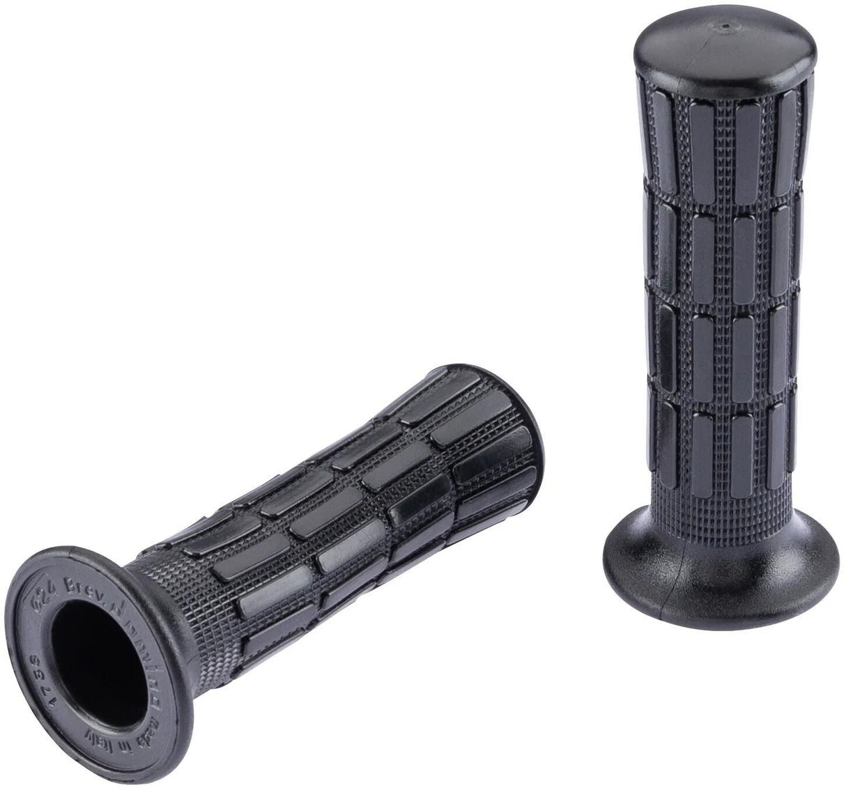 Domino gummihåndtag Yamaha stil gummigreb 1496 bw 112mm lukket