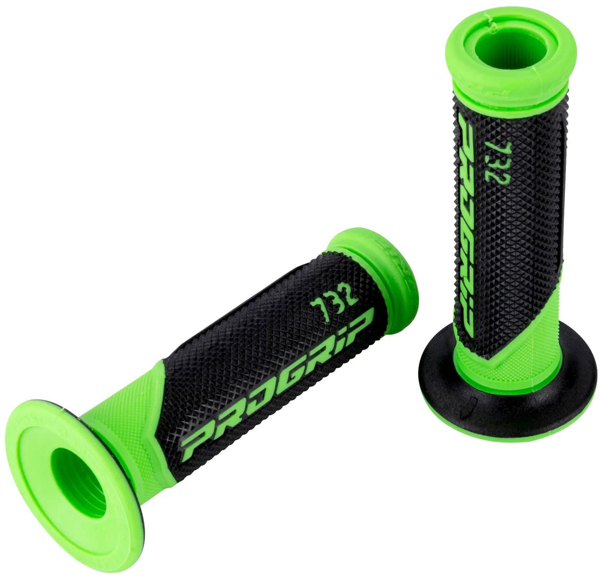 Progrip gummihåndtag 732 gummigreb 732 gn sw 125mm åben.fluo