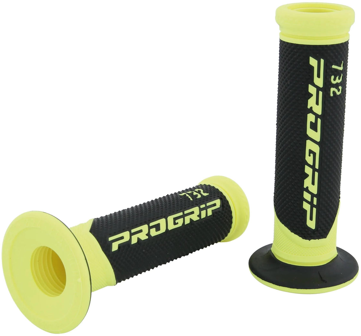 Progrip gummihåndtag 732 gummigreb 732 ge sw 125mm åben fluo