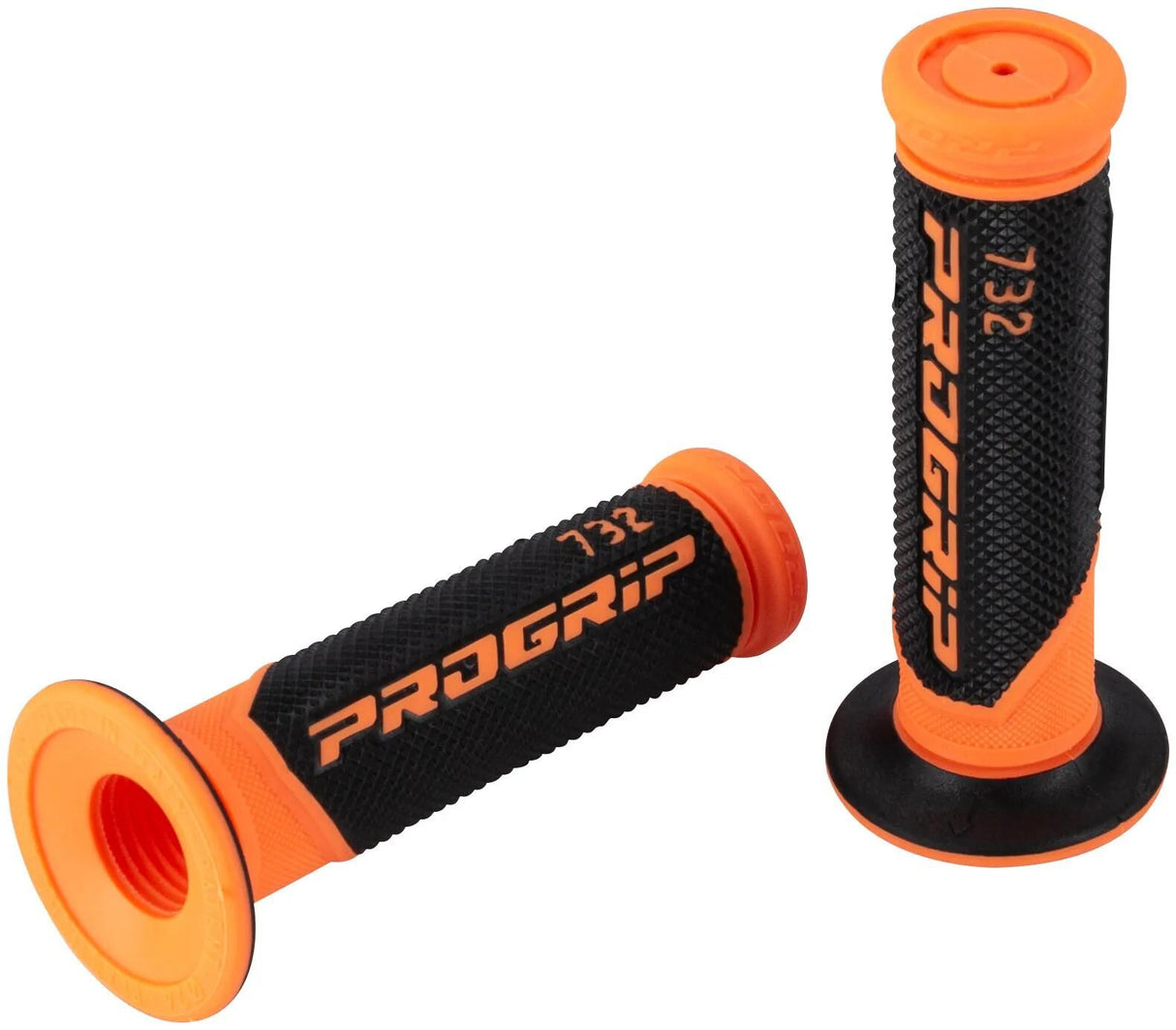 Progrip gummihåndtag 732 gummigreb 732 eller sw 125mm lukket fluo