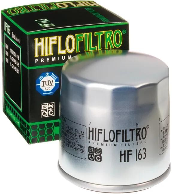 Hiflofiltro oliefilter oliefilter hf-163 sølv