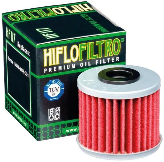 Hiflofiltro oliefilter oliefilter hf-117