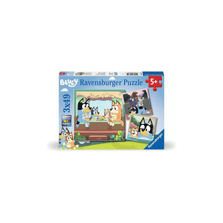 Ravensburger puzzle the adventures of bluey 3x49 pieces