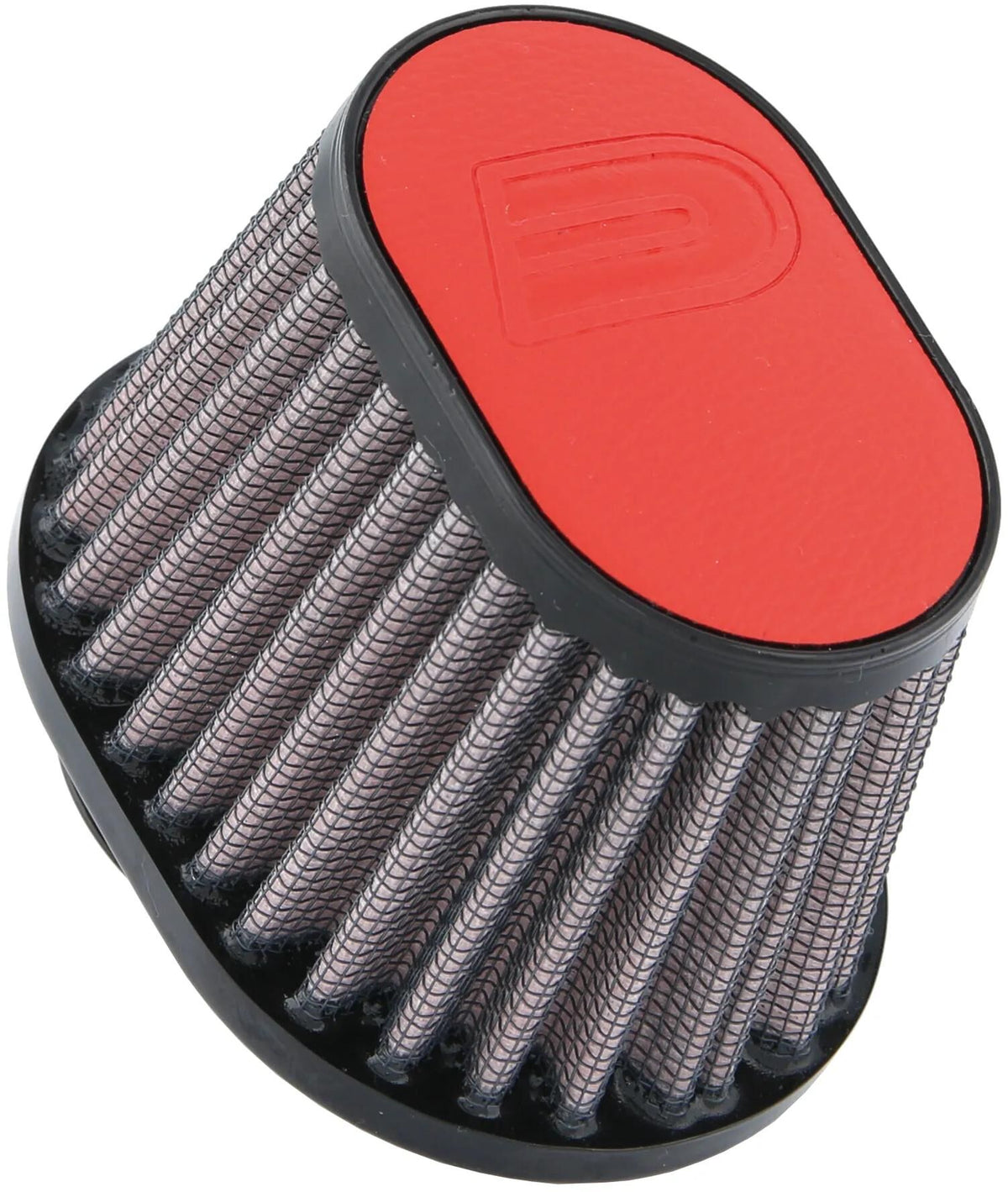 DNA sport luftfilter læder top sport luftfilter 100 x 75mm rød
