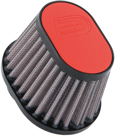 DNA sport luftfilter læder top sport luftfilter 100 x 75mm rød