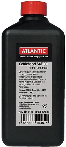 Atlantic transmission oil sae 80 gear oil sae 80 500 ml