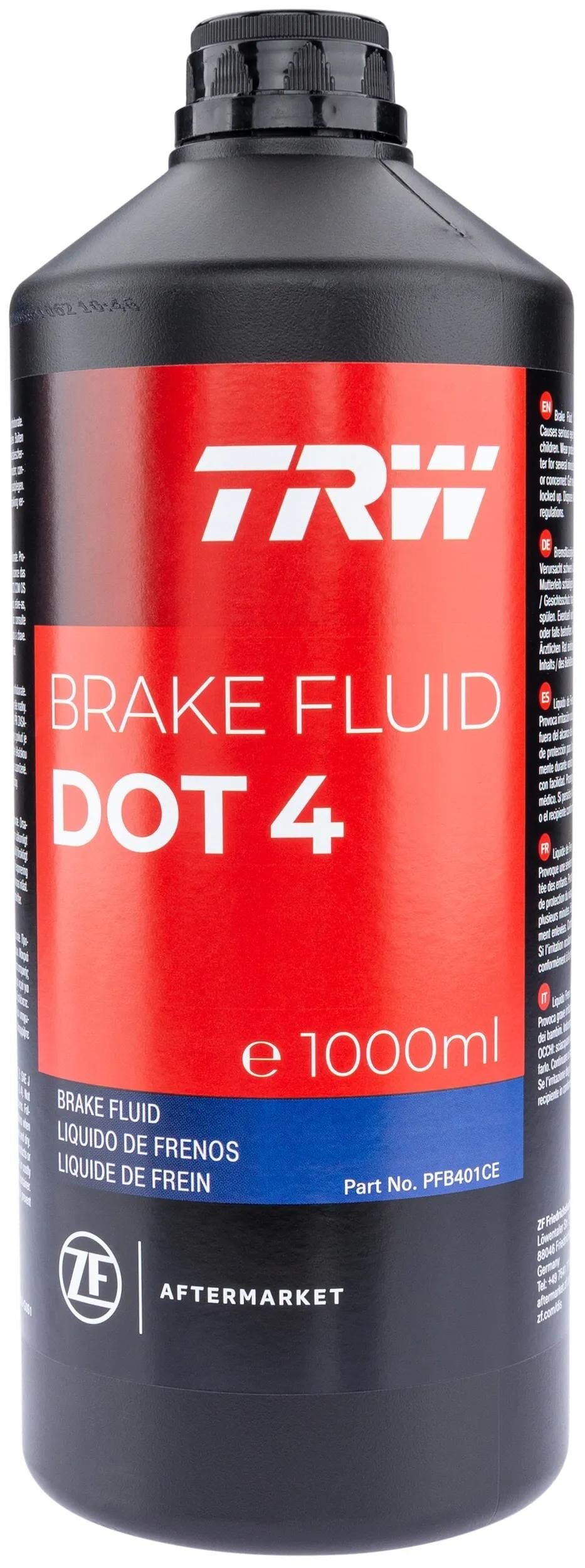 Trw bremsevæske dot 4 bremsevæske. dot4 1 liter