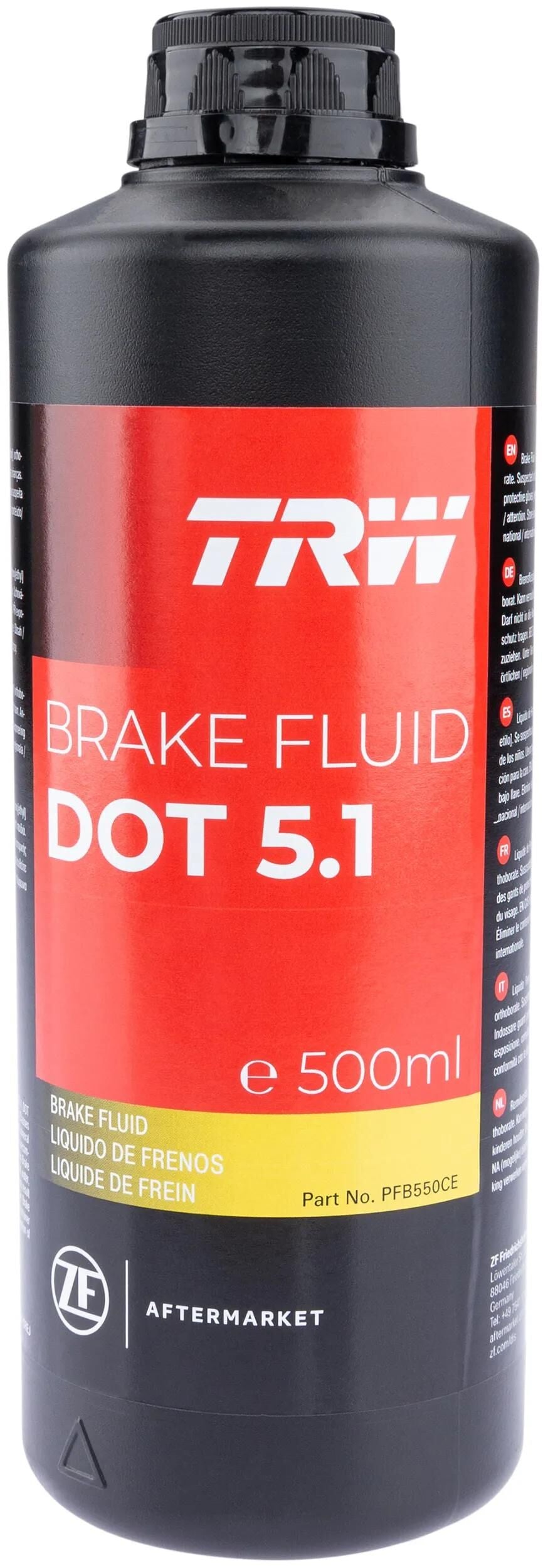TRW bremsevæske dot 5.1 bremsevæske. dot5.1 500 ml