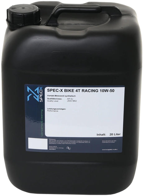 Spec-x motoroliecykel 4t racermotorolie 4t 10w-50 raci 20l cykel