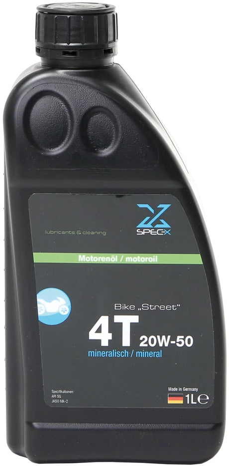 Spec-x motoroliecykel 4t gademotorolie 4t 20w-50 stre 1l cykel
