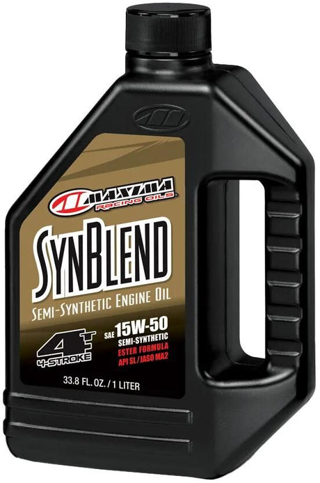 Maxima racing olier motorolie syn blend ester 4t motorolie maxima syn blend ester 4t 15w-50 1l