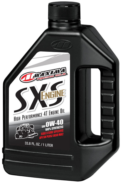 Maxima racerolie motorolie sxs motor fuldsyntetisk motorolie maxima sxs fuldsynt. 0w-40 1 l