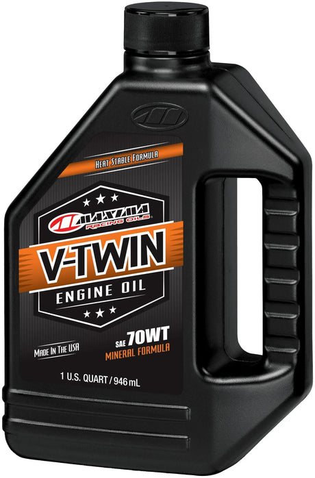 Maxima Racing Oils Motor Oil V-Twin Mineral Motor Oil Maxima V-Twin Mineral SAE 70W 946ml