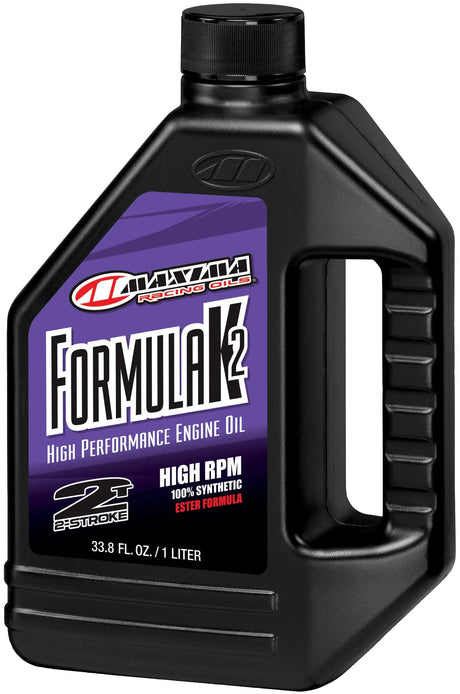 Maxima racing olier motorolie formel k2 100% syntetisk racing premix motorolie maxima formel k2 100% syn.rac.premix 1l