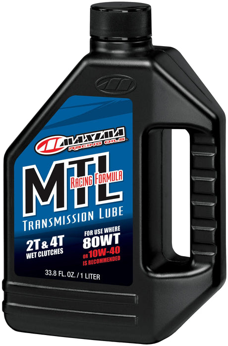 Maxima racing oils getriebeöl mtl-r 2-takts transmission 80wt trans. olie maxima mtl-r 2-takts 80wt 1l