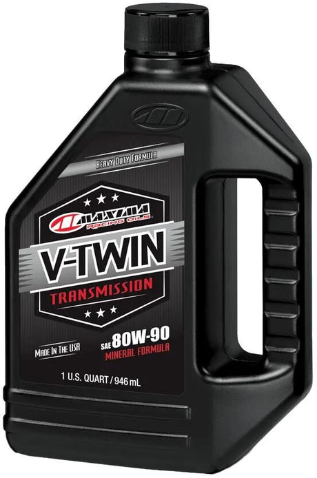 Maxima racing oils getriebeöl v-twin transmission gear oil 80w-90 trans. olie maxima v-twin 80w-90 946ml