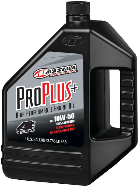 Maxima racing olier motoröl pro plus+ 4t motorolie 4t 10w-50 maxima 3.785l pr. plus