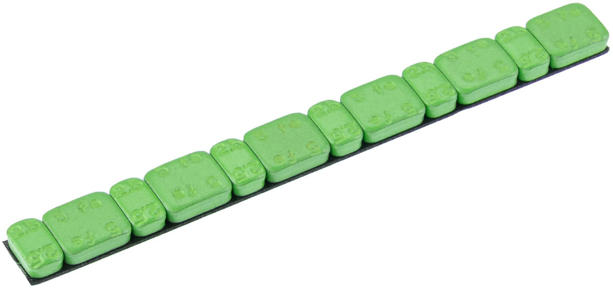 Niso tech selvklæbende vægt selvklæbende vægtstrimler 45 g 6x5g 6x2,5g