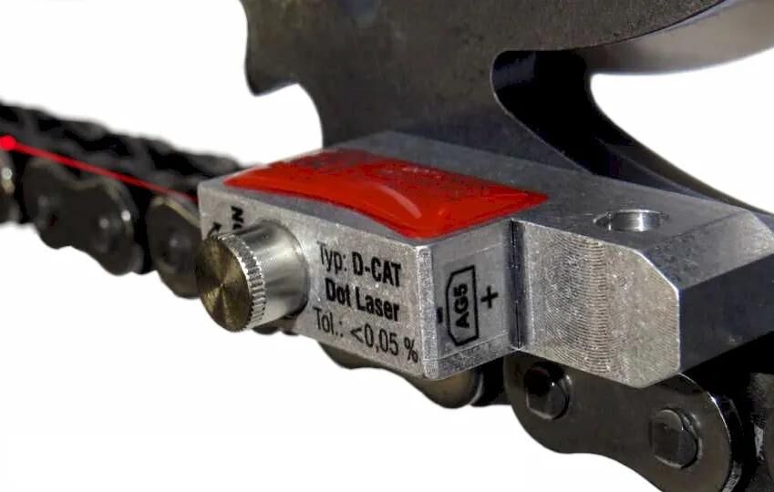 Profi produkter chain flight tester kat laser kæde justering tester pp cat-dot laser