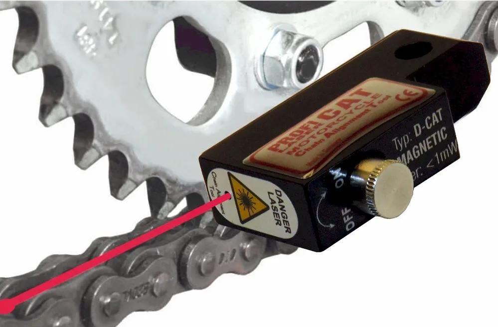 Profi produkter chain flight tester kat laser magnet kæde justering tester pp kat-prik-magnet