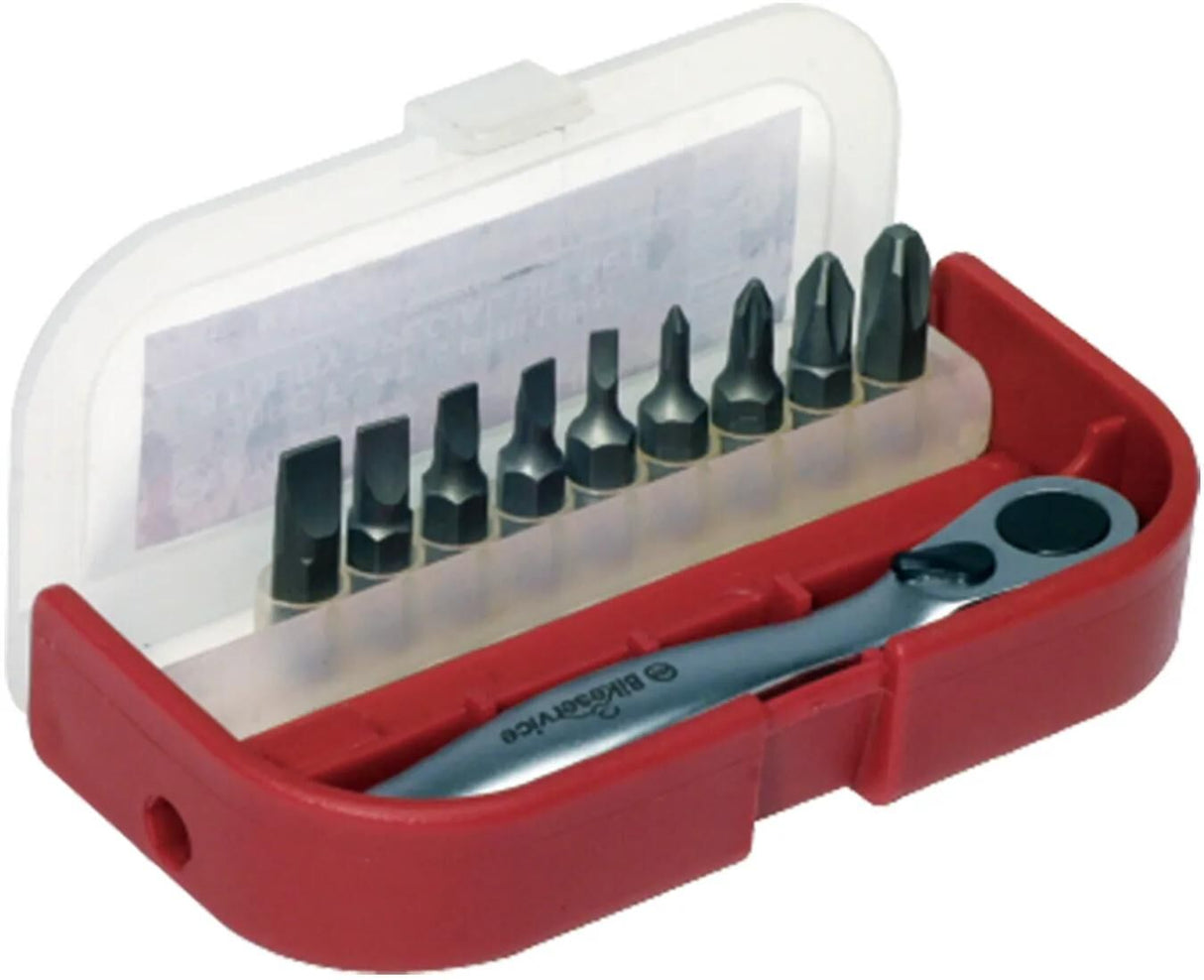 Bikeservice bit sæt bs6005 bitstz m umschltknr bst 10 stk cross slot