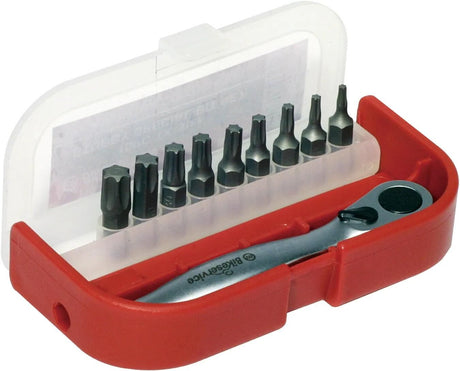 Bikeservice bit sæt bs9729 bitstz m umschltknr bst 10tlg torx