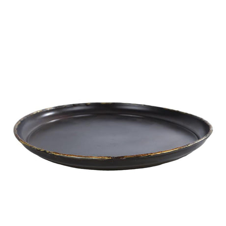 Cozydecor bundplade antik brun metal dia 25cm
