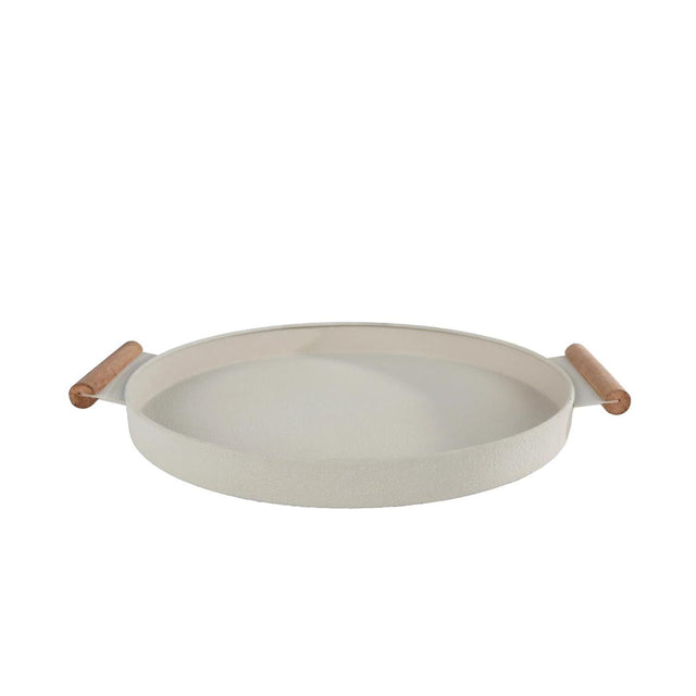 Bakke ray beige metal 42x36x3cm