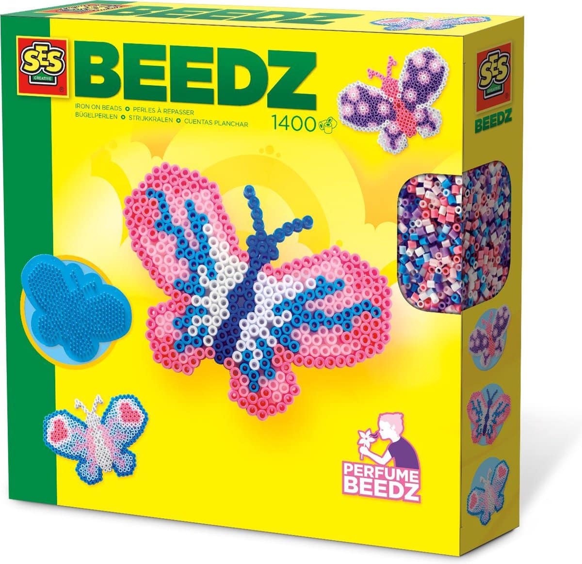 Ses beedz - jern på perler sommerfugle