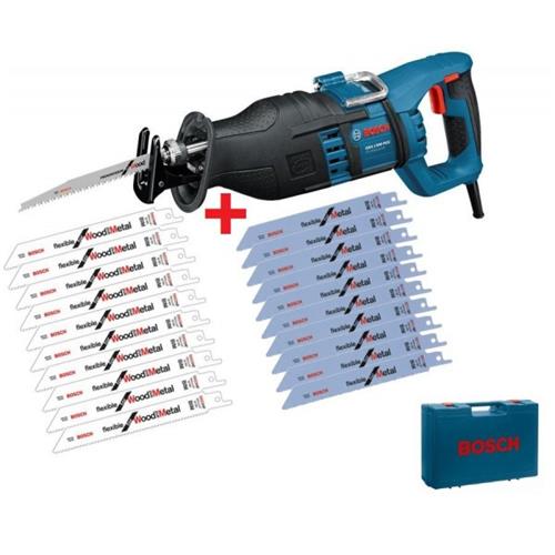 Bosch frem- og tilbagegående sav gsa1300pce + savklingesæt (nml)