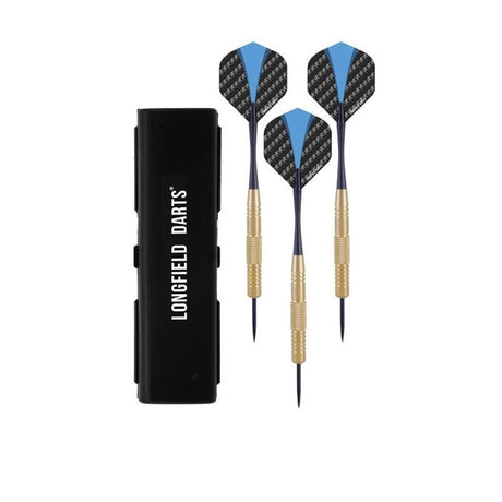 Longfield dart messing 22 gram i etui 3 stk