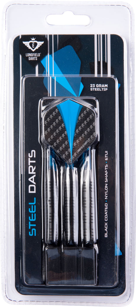 Engelhart longfield dart stålspidspile 23 gram med etui
