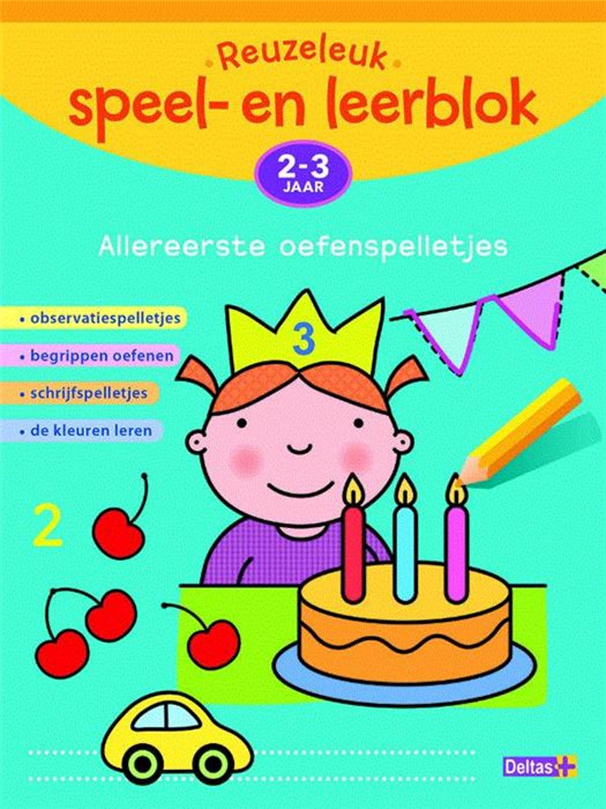 Deltas sjove spille- og læreblok, allerførste træningsspil 2-3