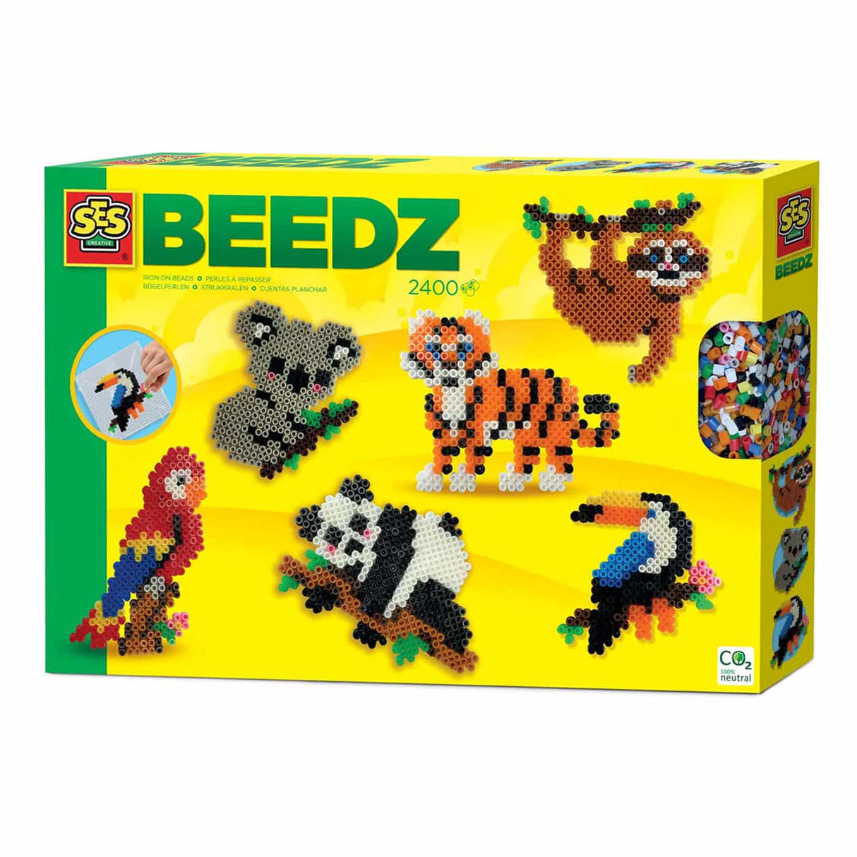 Ses beedz - jern-på perler jungle dyr