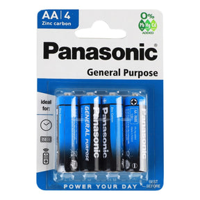 Jonotoys Panasonic AA universalbatterier 4 stk