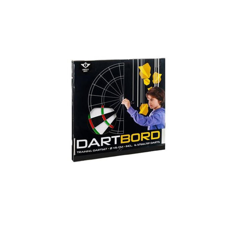 Engelhart langfelt dobbeltsidet dartskive inklusive 6 dartpile
