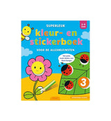 Deltas super sjove male- og klistermærkebog (2-4 år)