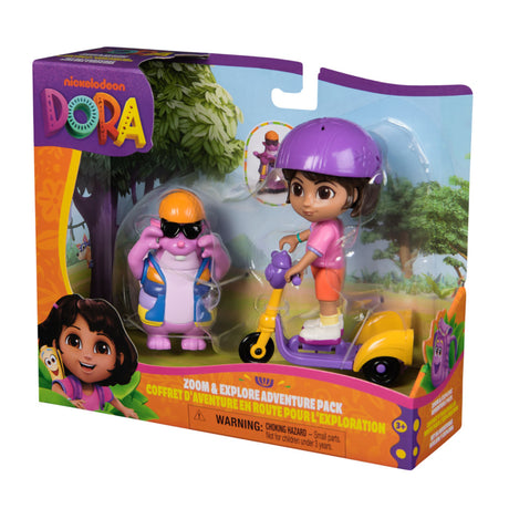 Dora the explorer spin master dora lege figursæt med dora, tico og scooter - legetøj.