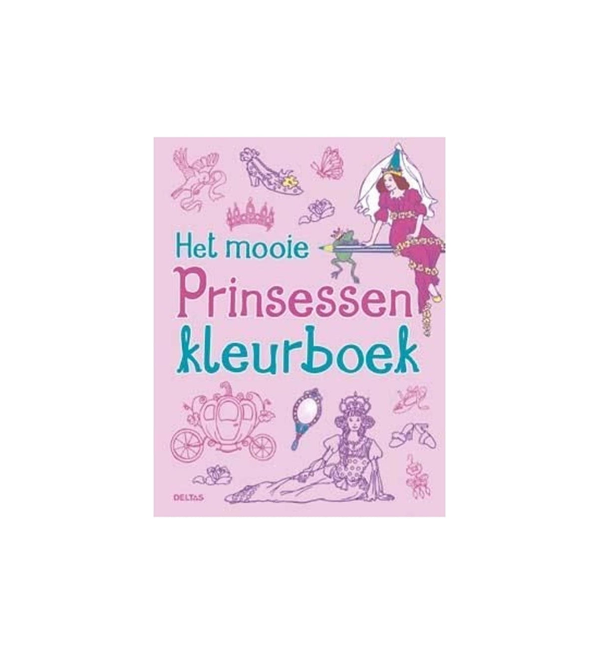 Deltas den smukke prinsesser malebog