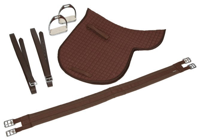 Produkter sadelstartsæt haflinger 17 5 brun