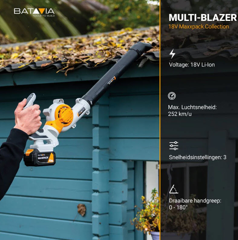 Batavia produkter maxxpack 18v batteri multi blad blæser krop