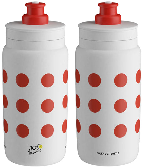 Elite fly tour de france vandflaske trinkfl. fly tour d e france rød polka 550ml